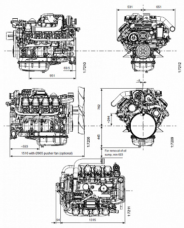 Scania DC16 072A (578 kW)